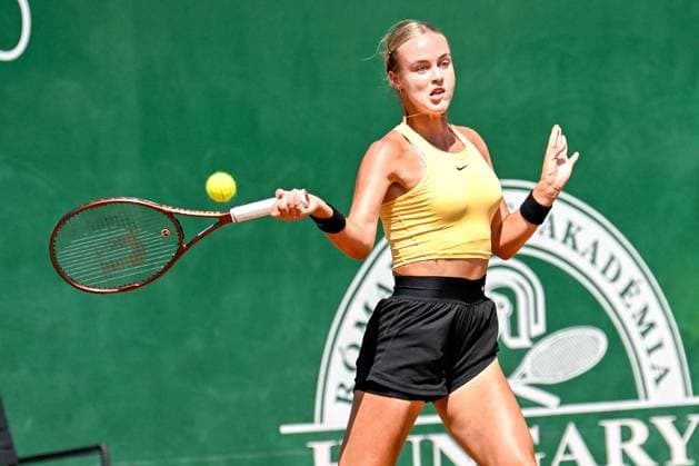 Tennis Internationals - WTA, Tennis Damen 250 - Hungarian Grand Prix Anna Karolina Schmiediova (SVK) during the third day main draw match of WTA250 Hungarian Gran Prix Tennis on July 19th, 2023 at Romai Teniszakademia , Budapest, Hungary Budapest Hungary  Copyright: xIPAxSport ABACAx BRIPASport20230719_050 IPAxSport ABACAx BRIPASport20230719_050