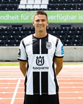 SSV Ulm 1846, 3 Liga, portrait date 2023 2024, 17 07 2023 Romario Roesch 43 DFB DFL REGULATIONS PROHIBIT ANY USE OF PHOTOGRAPHS AS IMAGE SEQUENCES AND OR QUASI VIDEO SSV Ulm 1846, 3 Liga, portrait date 2023 2024, 17 07 2023 Ulm Copyright: xEibner-Pressefoto RogerxBuerkex EP_EER