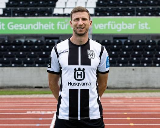 SSV Ulm 1846, 3 Liga, Portraittermin 2023 2024, 17 07 2023 Philipp Maier 26 DFB DFL REGULATIONS PROHIBIT ANY USE OF PHOTOGRAPHS AS IMAGE SEQUENCES AND OR QUASI VIDEO SSV Ulm 1846, 3 Liga, Portraittermin 2023 2024, 17 07 2023 Ulm Copyright: xEibner-Pressefoto RogerxBuerkex EP_EER