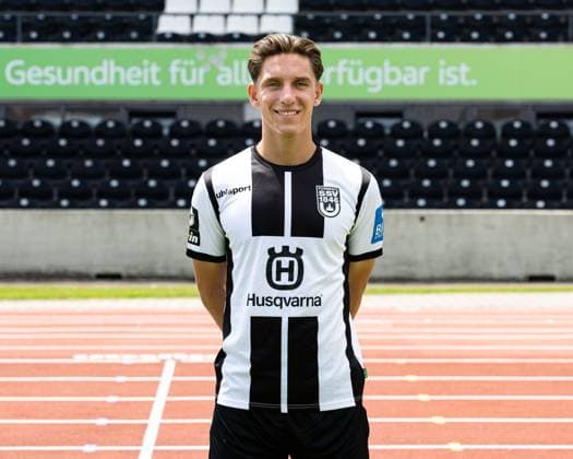 SSV Ulm 1846, 3 Liga, portrait date 2023 2024, 17 07 2023 Max Brandt 23 DFB DFL REGULATIONS PROHIBIT ANY USE OF PHOTOGRAPHS AS IMAGE SEQUENCES AND OR QUASI VIDEO SSV Ulm 1846, 3 Liga, portrait date 2023 2024, 17 07 2023 Ulm Copyright: xEibner-Pressefoto RogerxBuerkex EP_EER