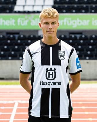 SSV Ulm 1846, 3 Liga, Portraittermin 2023 2024, 17 07 2023 Julian Kudala 35 DFB DFL REGULATIONS PROHIBIT ANY USE OF PHOTOGRAPHS AS IMAGE SEQUENCES AND OR QUASI VIDEO SSV Ulm 1846, 3 Liga, Portraittermin 2023 2024, 17 07 2023 Ulm Copyright: xEibner-Pressefoto RogerxBuerkex EP_EER