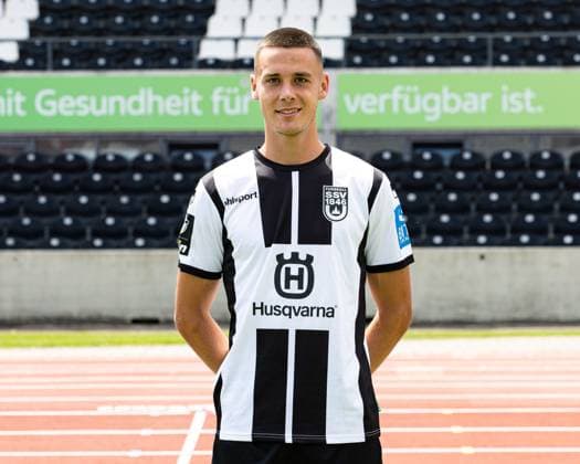 SSV Ulm 1846, 3 Liga, Portraittermin 2023 2024, 17 07 2023 Bastian Allgeier 07 DFB DFL REGULATIONS PROHIBIT ANY USE OF PHOTOGRAPHS AS IMAGE SEQUENCES AND OR QUASI VIDEO SSV Ulm 1846, 3 Liga, Portraittermin 2023 2024, 17 07 2023 Ulm Copyright: xEibner-Pressefoto RogerxBuerkex EP_EER