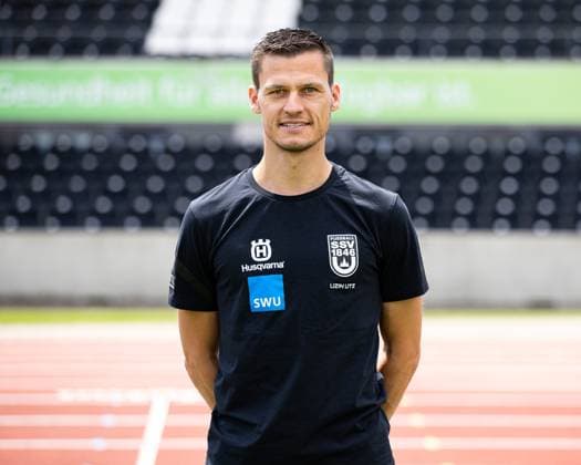 SSV Ulm 1846, 3 Liga, portrait date 2023 2024, 17 07 2023 Thomas Woerle, coach DFB DFL REGULATIONS PROHIBIT ANY USE OF PHOTOGRAPHS AS IMAGE SEQUENCES AND OR QUASI VIDEO SSV Ulm 1846, 3 Liga, portrait date 2023 2024, 17 07 2023 Ulm Copyright: xEibner-Pressefoto RogerxBuerkex EP_EER