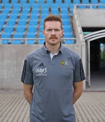 Co-coach Yannic Thiel 1 FC Saarbrücken 3 Liga, Porträttermin 2023 2024 Saarbrücken Ludwigsparkstadion Saarland Germany DE