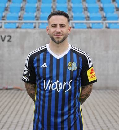 Calogero Rizzuto 1 FC Saarbrücken 3 Liga, Porträttermin 2023 2024 Saarbrücken Ludwigsparkstadion Saarland Germany DE