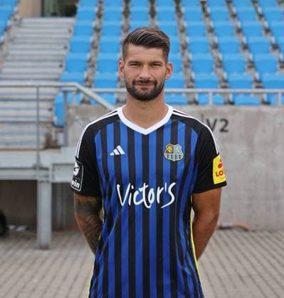Kai Brünker 1 FC Saarbrücken 3 league, portrait date 2023 2024 Saarbrücken Ludwigsparkstadion Saarland Germany DE