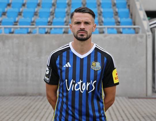 Kasim Rabihic 1 FC Saarbruecken 3 League, portrait date 2023 2024 Saarbruecken Ludwigsparkstadion Saarland Germany DE