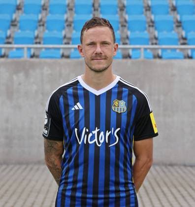 Marcel Gaus 1 FC Saarbrücken 3 league, portrait date 2023 2024 Saarbrücken Ludwigsparkstadion Saarland Germany DE