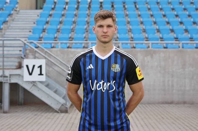 Dominik Becker 1 FC Saarbrücken 3 league, portrait date 2023 2024 Saarbrücken Ludwigsparkstadion Saarland Germany DE