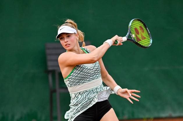 Fanny Stollar (HUN) during the third day main draw match of WTA250 Hungarian Gran Prix Tennis on July 19th, 2023 at Romai Teniszakademia , Budapest, Hungary  Copyright: xVinnyxOrlando IPAxSportx xipa-agx xx 0 IPA_IPA39302786