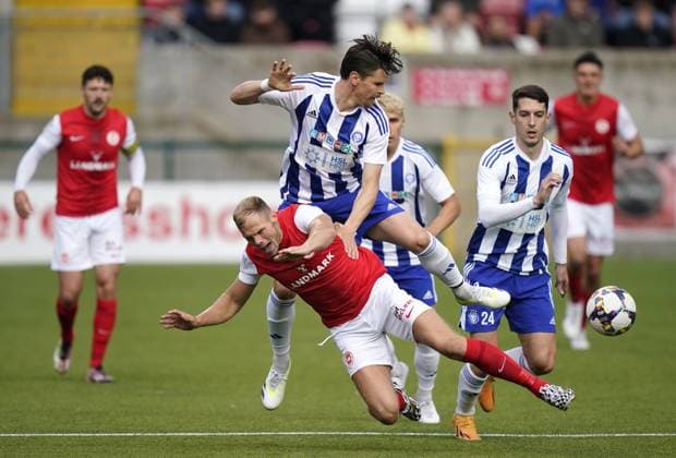 Football, CL Quali, FC Larne - HJK Helsinki