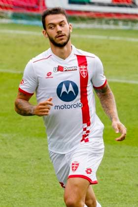 Foto Castaldi LaPresse 19 Luglio 2023 - Pontedilegno , Italia - calcio - Monza Vs Real Vicenza - Amichevole - Stadio Campo Temui Nella foto: PEREIRA Pedro (Monza) July 19, 2023 Pontedilegno, Italy - sport, calcio - Monza Vs Real Vicenza - Italian Friendly - Campo Temu Stadium. In the pic: PEREIRA Pedro (Monza)  Copyright: xCastaldi LaPressex