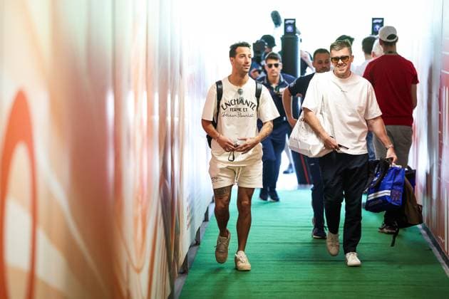 RICCIARDO Daniel (aus), Scuderia AlphaTauri AT04, portrait during the 2023 Formula 1 Qatar Airways Hungarian Grand Prix, 11th round of the 2023 Formula One World Championship, WM, Weltmeisterschaft from July 21 to 23, 2023 on the Hungaroring, in Mogyorod, Hungary - F1 - HUNGARIAN GRAND PRIX 2023 DPPI Panoramic  00123026_GOOD6366 