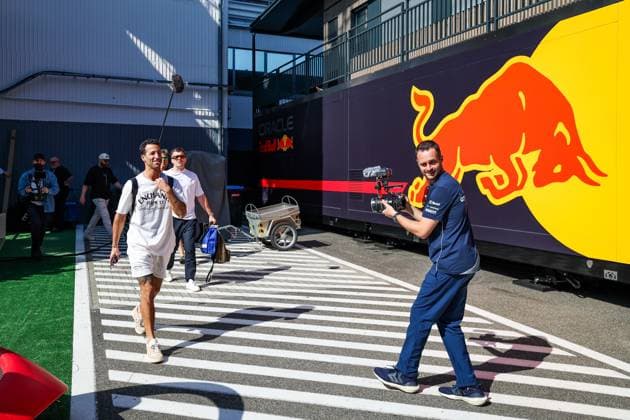 RICCIARDO Daniel (aus), Scuderia AlphaTauri AT04, portrait during the 2023 Formula 1 Qatar Airways Hungarian Grand Prix, 11th round of the 2023 Formula One World Championship, WM, Weltmeisterschaft from July 21 to 23, 2023 on the Hungaroring, in Mogyorod, Hungary - F1 - HUNGARIAN GRAND PRIX 2023 DPPI Panoramic  00123026_G0OD6082 