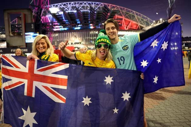FIFA Womens World Cup 2023, Australia - Ireland, fans outside the stadium