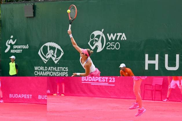 Tennis Internationals - WTA, Tennis Damen 250 - Hungarian Grand Prix Nadia Podoroska (ARG) during the third day main draw match of WTA250 Hungarian Gran Prix Tennis on July 19th, 2023 at Romai Teniszakademia , Budapest, Hungary Budapest Budapest Hungary Copyright: xVinnyxOrlandox xLiveMediax LPS_1001510