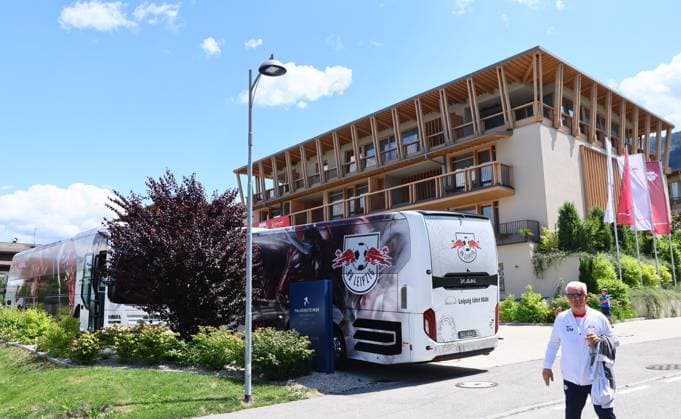 RB Leipzig Italy training camp Bruneck, 20 07 2023, Falkensteiner Hotel Kronplatz, RB Teamhotel , RB Leipzig GER training camp in South Tyrol Italy , Pictured. Picture Point