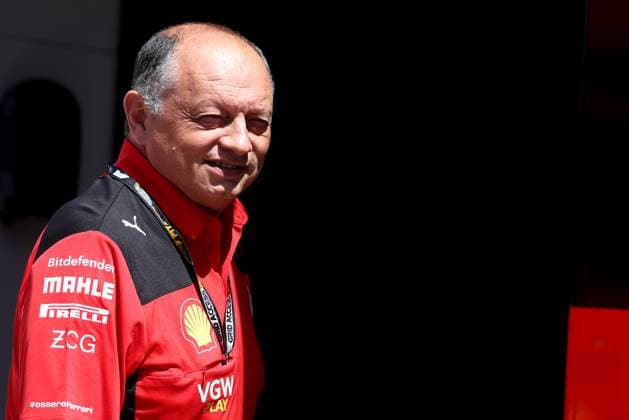 Hungary, Mogyorod, 20 07 2023, Hungaroring, F1 Gran Prix of Hungary, Frederic Vasseur, team principal looks on Mogyorod Hungaroring Hungary  eu-images-577