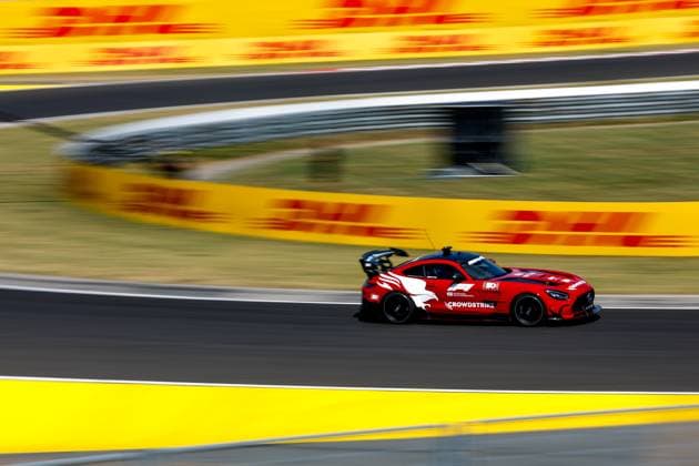 F1 Safety Car, Mercedes-AMG GT Black Series, F1 Grand Prix of Hungary at Hungaroring on July 20, 2023 in Budapest, Hungary. (Photo by HOCH ZWEI) Budapest Hungary