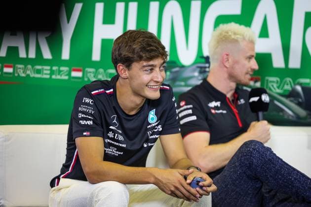 63 George Russell GBR, Mercedes AMG Petronas F1 Team , F1 Grand Prix of Hungary at Hungaroring on July 20, 2023 in Budapest, Hungary Photo by HOCH ZWEI Budapest Hungary