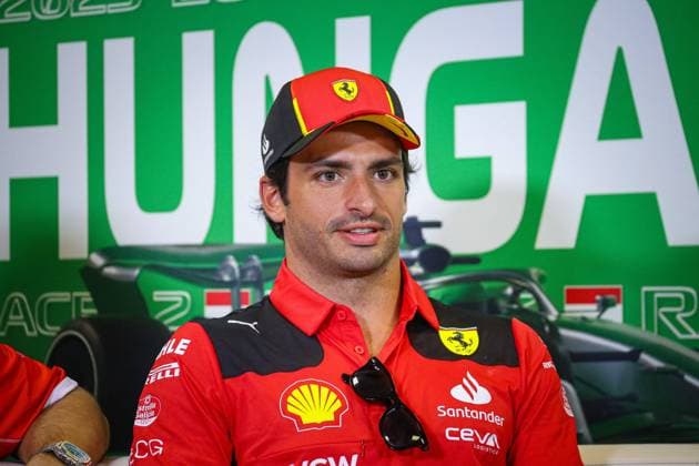Formula 1 World Championship, WM, Weltmeisterschaft 2023 Hungarian GP, Budapest 20-23 July 2023 55 Carlos Sainz, (ESP) Scuderia Ferrari during the Hungarian GP, Budapest 20-23 July 2023 at the Hungaroring, Formula 1 World championship 2023. - -  Copyright: xIPAxSport ABACAx BRIPASport20230720_109 IPAxSport ABACAx BRIPASport20230720_109