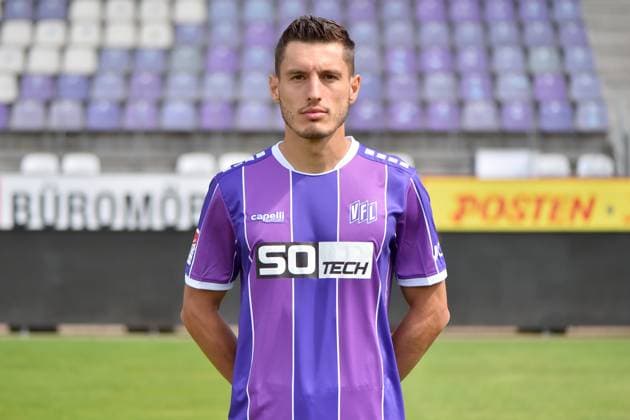 Bashkim Aldini VfL Osnabrück 2 BL, Porträttermin 2023 2024 MT