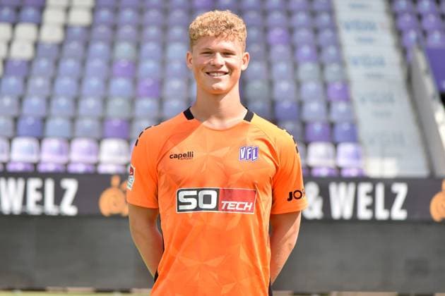Goalkeeper Luca Böggemann Boeggemann VfL Osnabrück 2 BL, portrait date 2023 2024 MT
