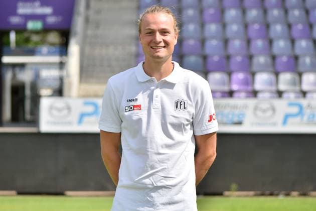 Athletics coach Mathis Beckmann VfL Osnabrück 2 BL, portrait date 2023 2024 MT