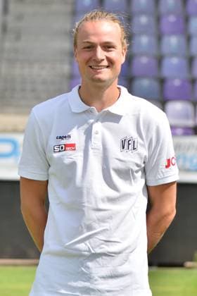 Athletics coach Mathis Beckmann VfL Osnabrück 2 BL, portrait date 2023 2024 MT