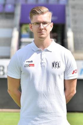 Physiotherapist Jannik Weber VfL Osnabrück 2 BL, portrait date 2023 2024 MT