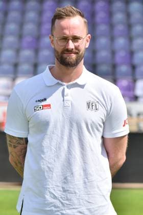 Physiotherapist Sebastian Schwermann VfL Osnabrück 2 BL, portrait date 2023 2024 MT