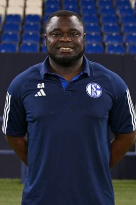 Gerald Asamoah FC Schalke 04 2 BL, portrait date 2023 2024 Gelsenkirchen North Rhine Westphalia Germany Team2