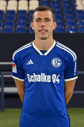 Ron Schallenberg FC Schalke 04 2 BL, portrait date 2023 2024 Gelsenkirchen North Rhine Westphalia Germany Team2
