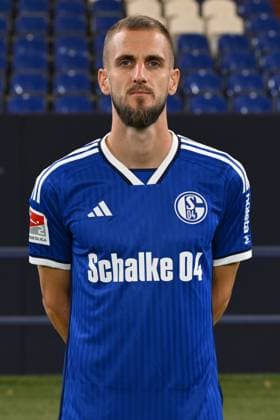 Dominick Drexler FC Schalke 04 2 BL, portrait date 2023 2024 Gelsenkirchen North Rhine Westphalia Germany Team2