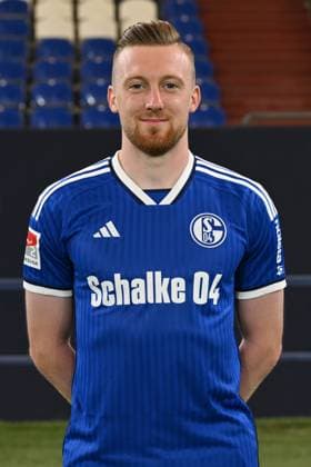 Tobias Mohr FC Schalke 04 2 BL, portrait date 2023 2024 Gelsenkirchen North Rhine Westphalia Germany Team2