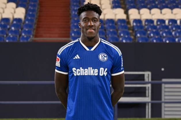 Bryan Lasme FC Schalke 04 2 BL, portrait date 2023 2024 Gelsenkirchen North Rhine Westphalia Germany Team2