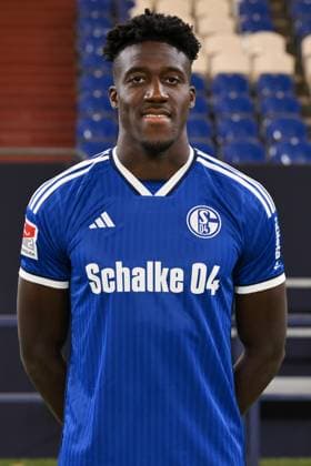 Bryan Lasme FC Schalke 04 2 BL, portrait date 2023 2024 Gelsenkirchen North Rhine Westphalia Germany Team2