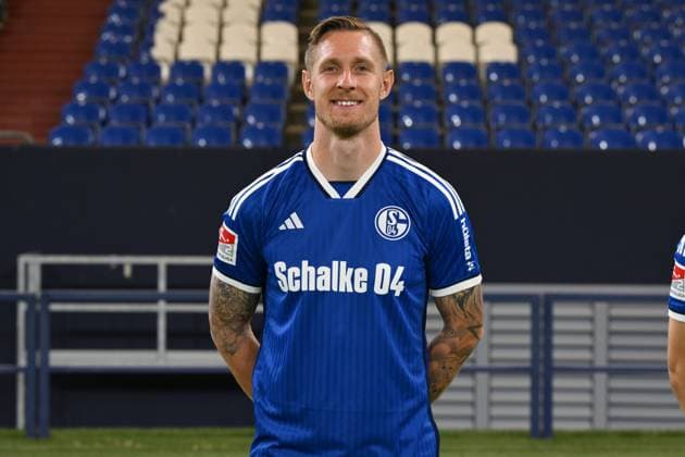 Sebastian Polter FC Schalke 04 2 BL, portrait date 2023 2024 Gelsenkirchen North Rhine Westphalia Germany Team2