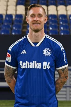 Sebastian Polter FC Schalke 04 2 BL, portrait date 2023 2024 Gelsenkirchen North Rhine Westphalia Germany Team2