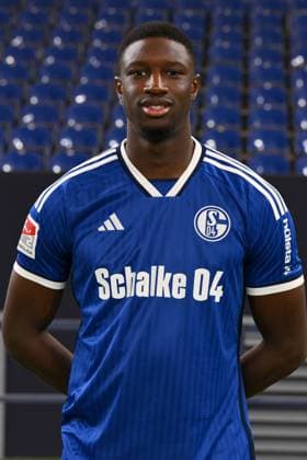 Ibrahima Cisse FC Schalke 04 2 BL, portrait date 2023 2024 Gelsenkirchen North Rhine Westphalia Germany Team2
