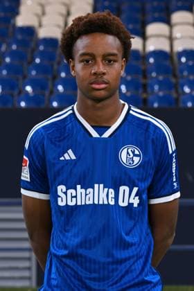 Assan Ouedraogo FC Schalke 04 2 BL, port date 2023 2024 Gelsenkirchen North Rhine Westphalia Germany Team2