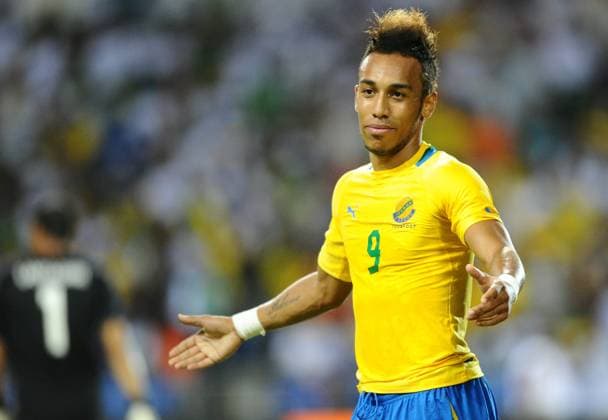 2012 African Cup of Nations, Gabon Vs Morocco Gabon s Pierre Aubameyang during the 2012 Africa Cup of Nations soccer match, Gabon Vs Morocco at the stade de l amitie in Libreville, Gabon on January 27, 2012. Gabon won 3-2. Photo by ABACAPRESS.COM Libreville stade de l amitie Gabon  Copyright: xABACAx 306471_031 ABACAx 306471_031