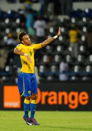2012 African Cup of Nations, Gabon Vs Tunisia Gabon s Pierre Aubameyang celebrates with Fans and Supporters after winning during the 2012 African Cup of Nations soccer match, Gabon Vs Tunisia at Franceville Stadium in Franceville, Gabon on January 31, 2012. Gabon won 1-0. Photo by ABACAPRESS.COM Franceville Gabon  Copyright: xABACAx 306725_060 ABACAx 306725_060