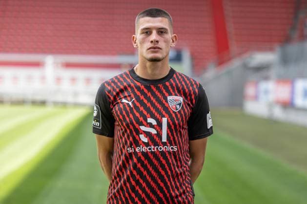 Mladen Cvjetinovic 19, FCI FC Ingolstadt 04 3 Liga, portrait date 2023 2024 3 Liga FC Ingolstadt 04 season 2023 2024 portrait