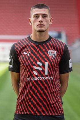 Mladen Cvjetinovic 19, FCI FC Ingolstadt 04 3 Liga, portrait date 2023 2024 3 Liga FC Ingolstadt 04 season 2023 2024 portrait