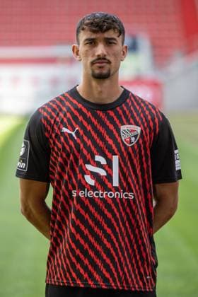 Arian Llugiqi 25, FCI FC Ingolstadt 04 3 Liga, portrait date 2023 2024 3 Liga FC Ingolstadt 04 season 2023 2024 portrait