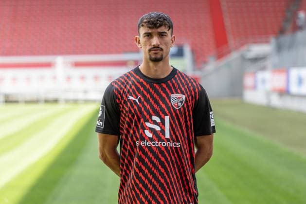 Arian Llugiqi 25, FCI FC Ingolstadt 04 3 Liga, portrait date 2023 2024 3 Liga FC Ingolstadt 04 season 2023 2024 portrait
