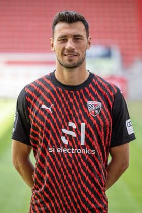 Lukas Fröde 34, FCI FC Ingolstadt 04 3 Liga, portrait date 2023 2024 3 Liga FC Ingolstadt 04 season 2023 2024 portrait