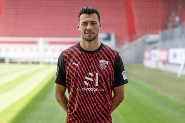 Lukas Fröde 34, FCI FC Ingolstadt 04 3 Liga, portrait date 2023 2024 3 Liga FC Ingolstadt 04 season 2023 2024 portrait