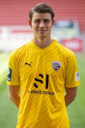 Goalkeeper Markus Ponath 40, FCI FC Ingolstadt 04 3 Liga, portrait date 2023 2024 3 Liga FC Ingolstadt 04 season 2023 2024 portrait
